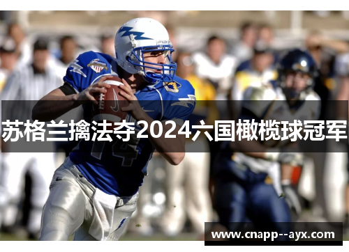 苏格兰擒法夺2024六国橄榄球冠军