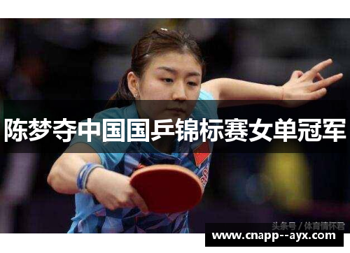 陈梦夺中国国乒锦标赛女单冠军