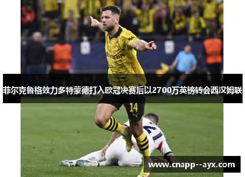 菲尔克鲁格效力多特蒙德打入欧冠决赛后以2700万英镑转会西汉姆联 菲尔克鲁格效力多特蒙德打入欧冠决赛后以2700万英镑转会西汉姆联